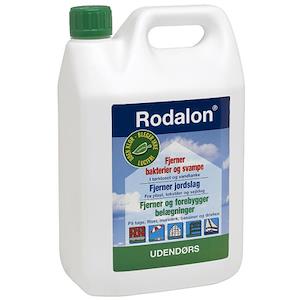 Rodalon, fjerner og belægninger udendørs